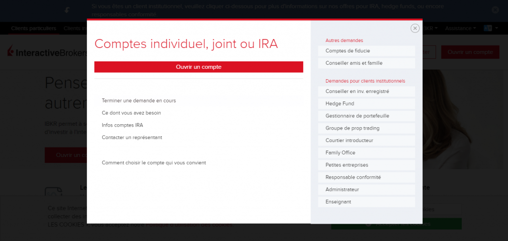 inscription interactive brokers