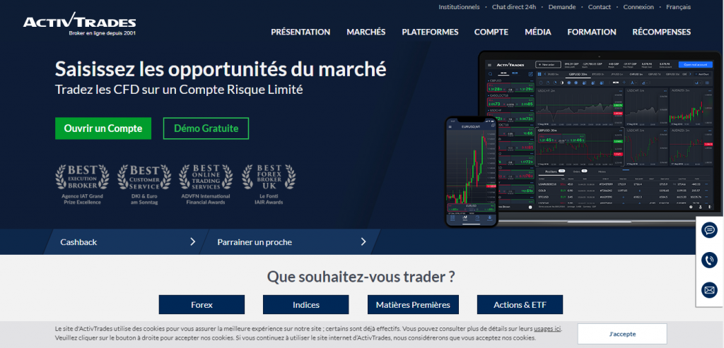interface activtrades